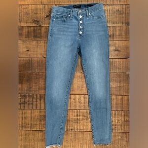 Banana Republic High-Rise Skinny Button-Fly Jeans - Size 27